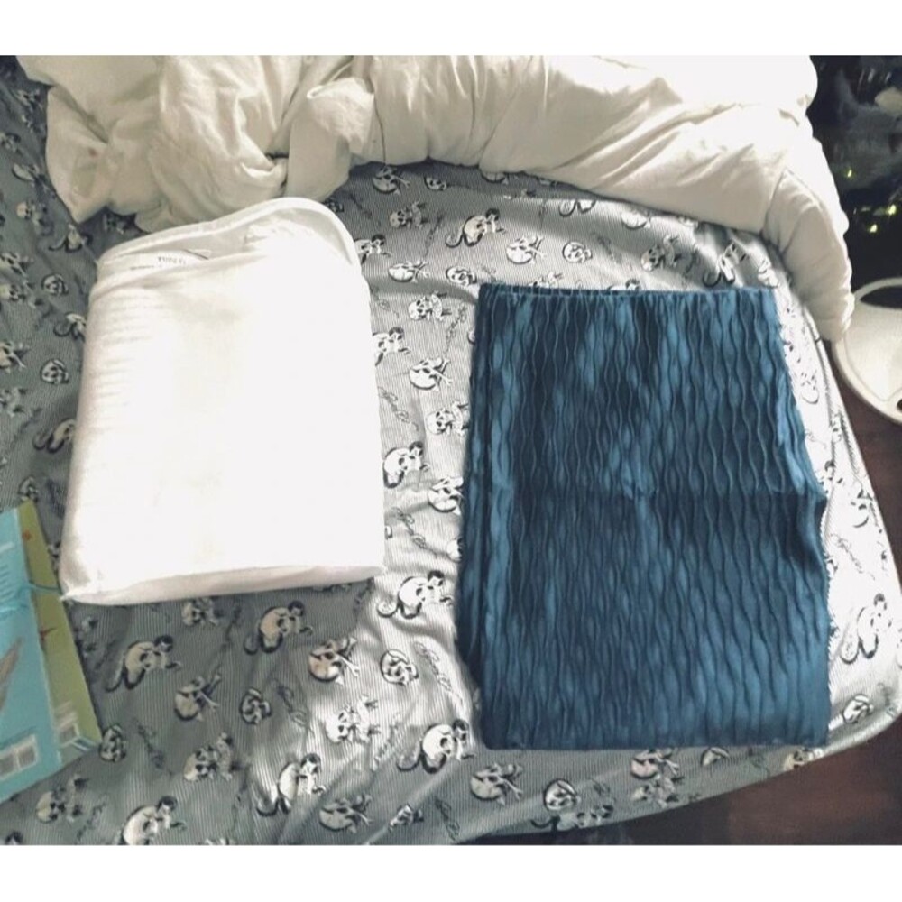 Mon Chateau Blue Velvet Decorative Throw Pillows Set of 2